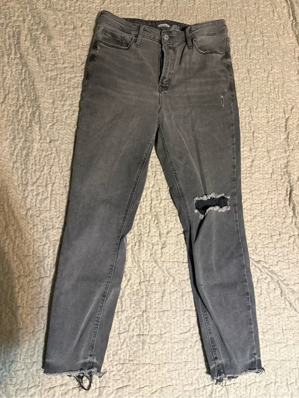 Old Navy High-Rise black/grey Jeans